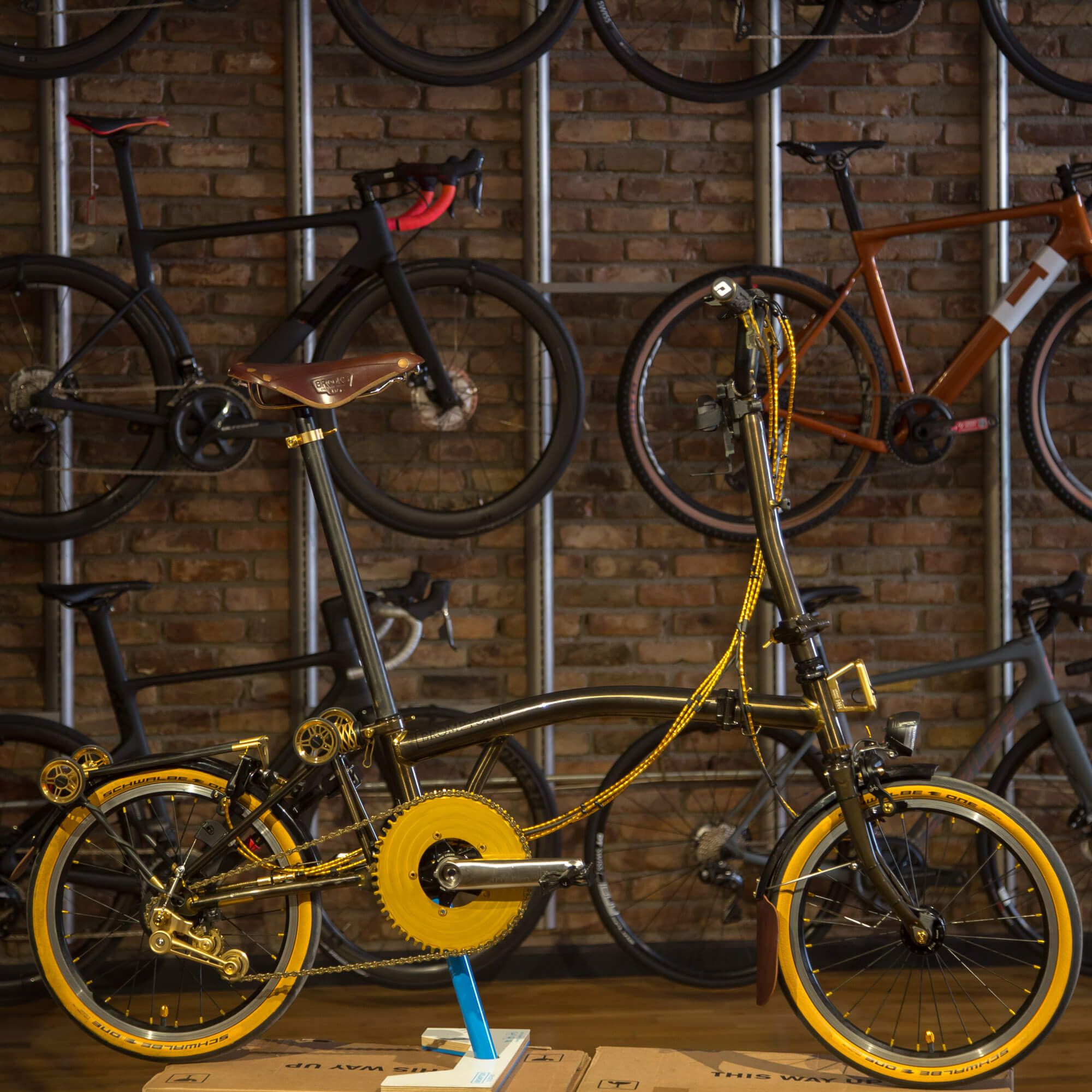 MJ s Gold Brompton Redbeard Bikes